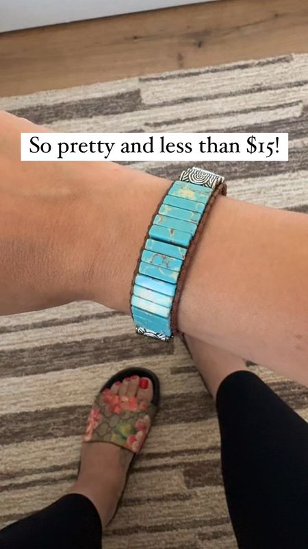 No newest bracelet is less than $15 and so pretty! Use code TSHXSPANX for my leggings to save 💵. 

#LTKFindsUnder50 #LTKMidsize #LTKVideo