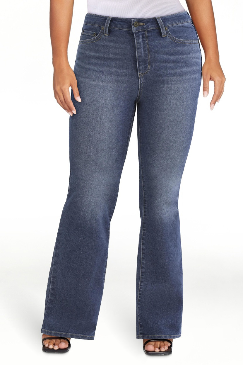 No Boundaries Stretch Denim Bootcut Jeans, 32" Inseam, Women's | Walmart (US)