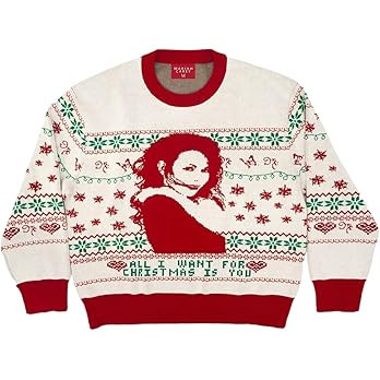 Mariah Carey Official "All I Want For Christmas Is You" Festive Sweater | Amazon (US)