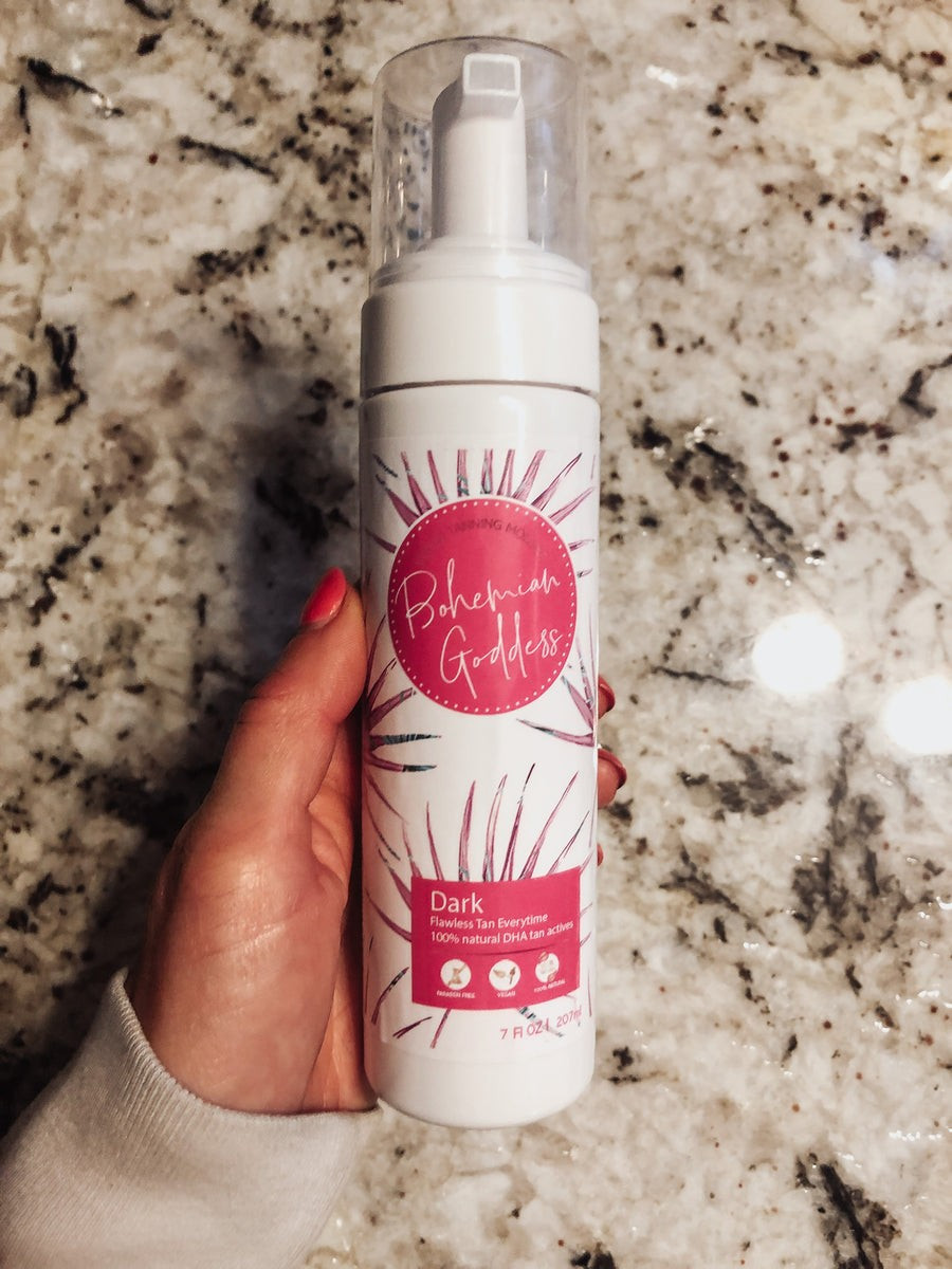 Bohemian goddess tanning mouse | The Barefoot Brunette Boutique