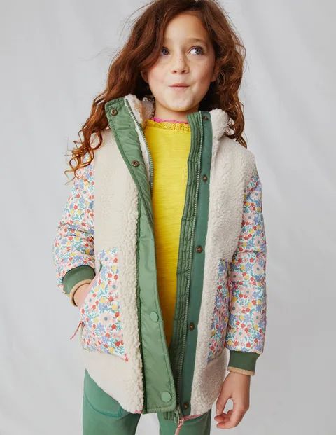 Borg Mix Coat | Boden (US)