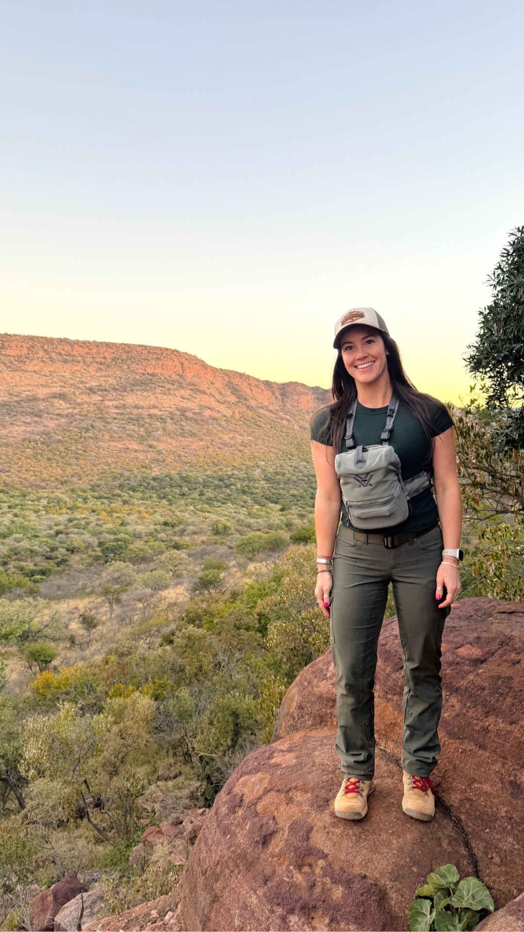 Functional meets flattering  🙌🏻🏞️ my absolute favorite hiking pants! And I’ve even tested them in Africa! 🤪 
*Wearing size 2 in Dark Moss *
#KUHLstyle #LTKoutdoors #hikingootd #adventuredays #travelinstyle

#LTKStyleTip #LTKTravel #LTKActive