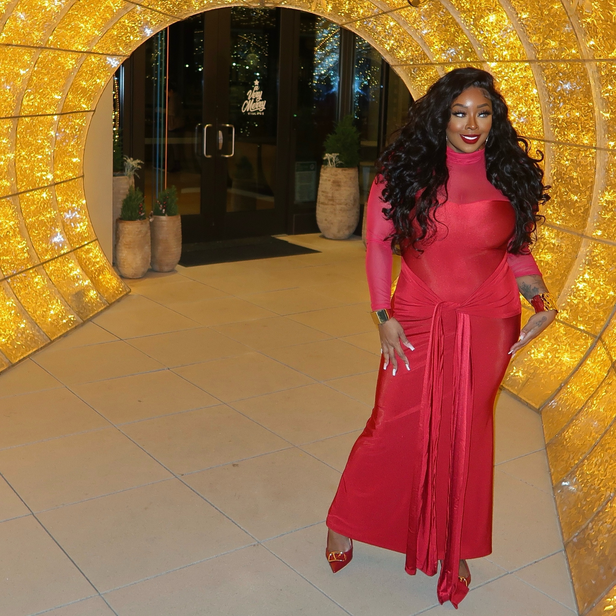 Long red night dress 

#LTKHoliday #LTKOver40 #LTKSeasonal