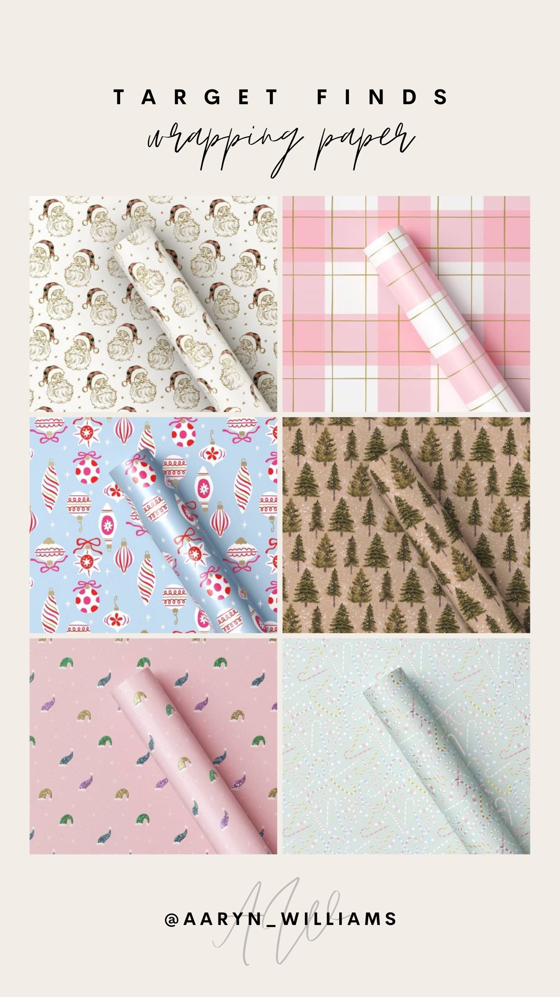 Premium wrapping paper for the holidays at Target! 🎁 affordable but oh so cute! ✨🎄 

Target finds, holiday gift wrap, Christmas at Target, wrapping paperr

#LTKSeasonal #LTKGiftGuide #LTKHoliday