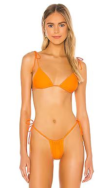 superdown Liv Bikini Top in Orange from Revolve.com | Revolve Clothing (Global)