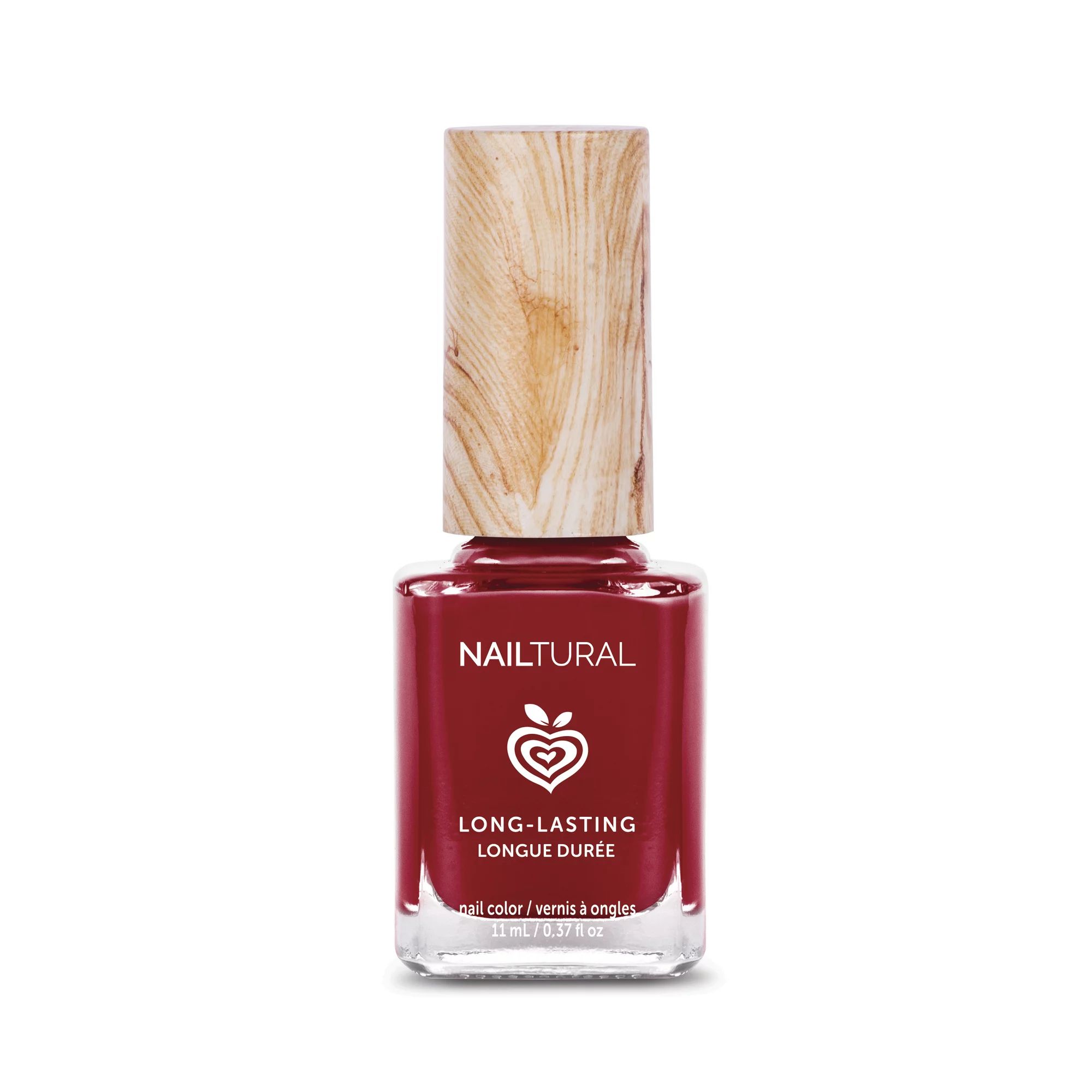 Nailtural Natural Vegan Nail Polish Color, Reliable Rose, Red | Walmart (US)
