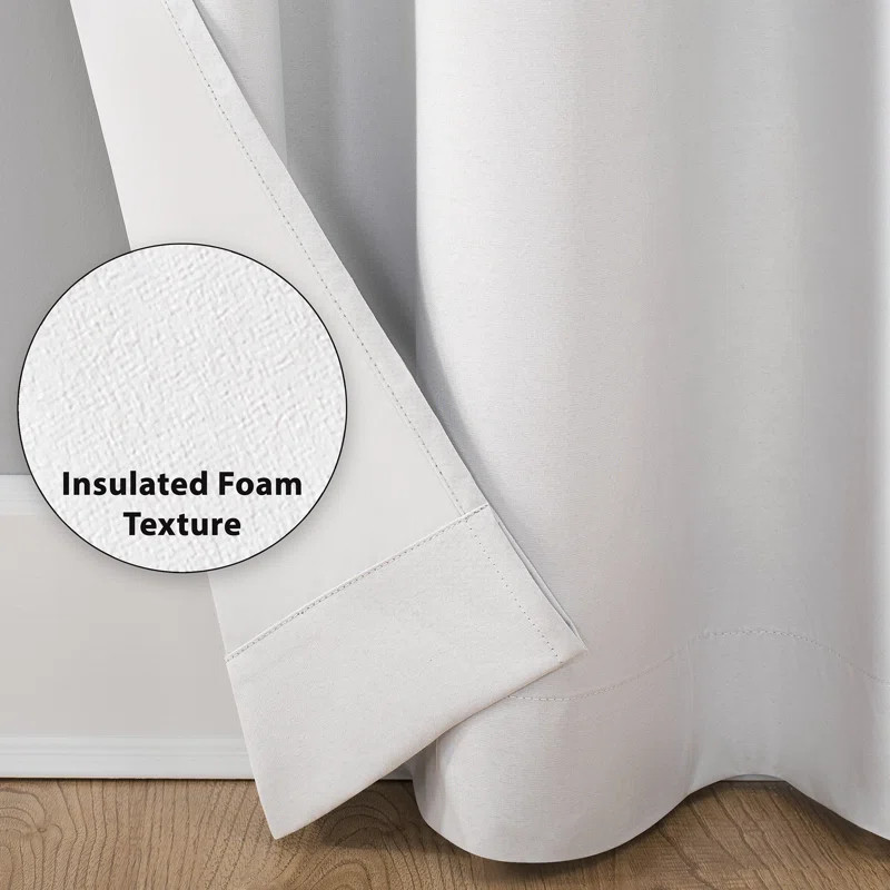 Wayfair Basics® Thermal Blackout Back Tab/Rod Pocket Curtain Panel | Wayfair North America