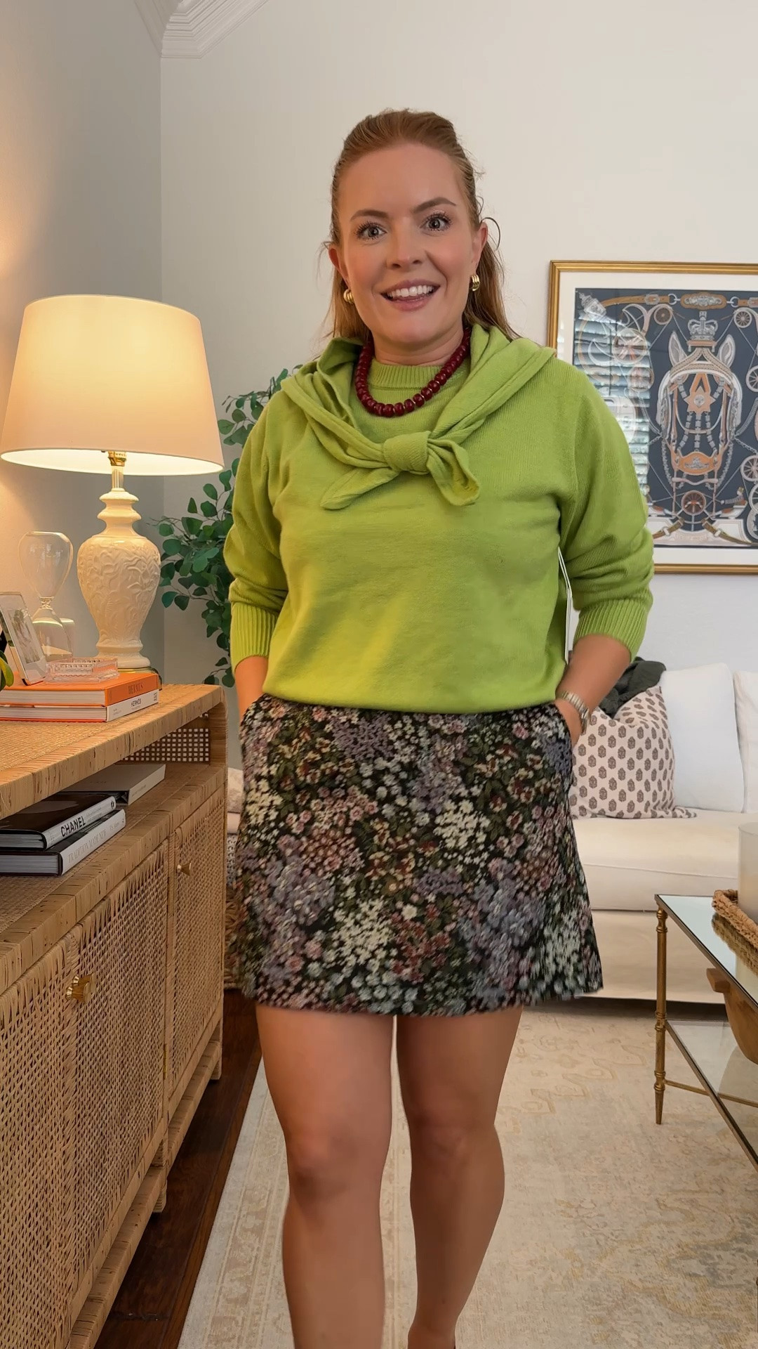 Wearing medium in the sweater and 8 in the skirt

Fall sweater and skirt outfits from Walmart: this lime knit sweater with the tie neckline adds the perfect pop of color, and the dark floral mini skirt keeps it fall-ready. A feminine, cozy Walmart fall outfit for a day date or dinner out — and the whole look is under $50.

#walmartfashion #walmartfinds #sweaterweather #falloutfits #fallskirtoutfit

#LTKgrwm #LTKdayinmylife #LTKmomlife