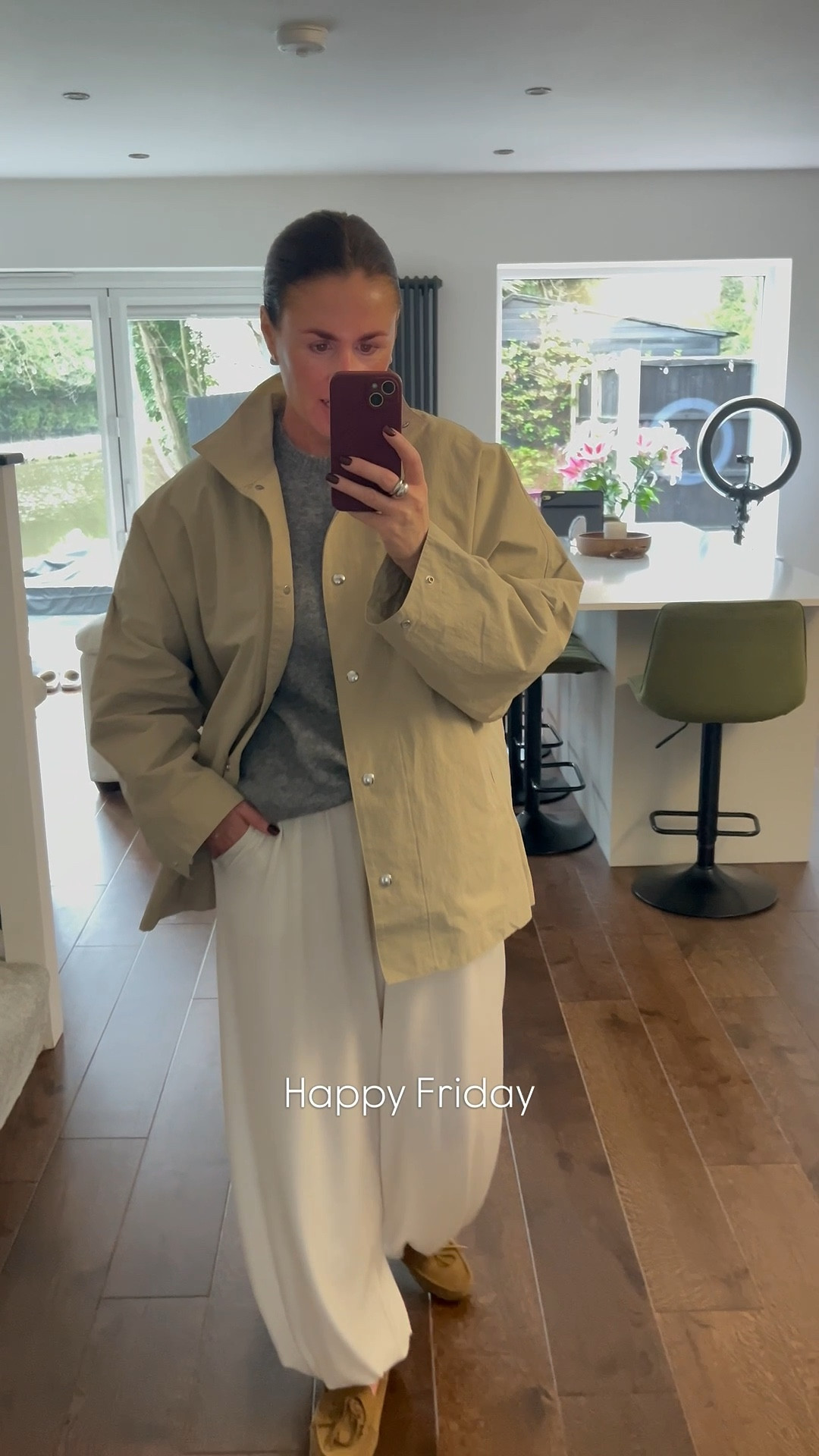 Weekday balloon trousers now available in white size XS and this amazing jacket from Arket size small 
Size Small in the jumper 

#LTKstyletip #LTKspring #LTKuk