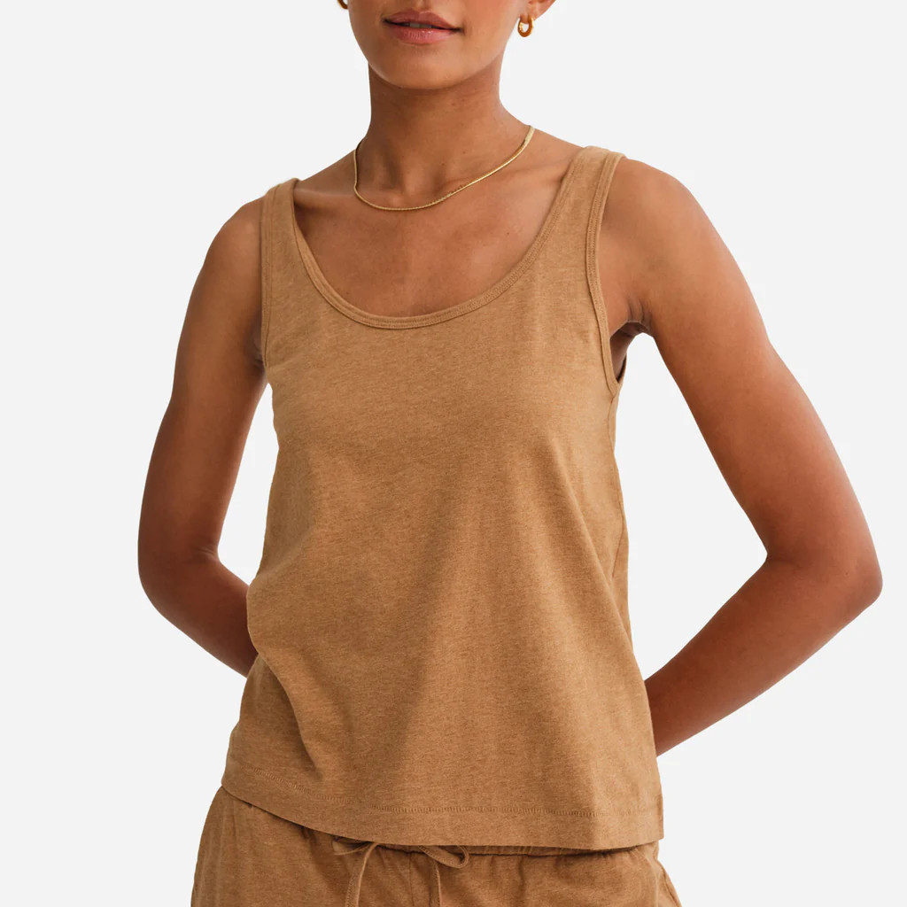 Undyed Organic Cotton Layering Tank | MATE The Label