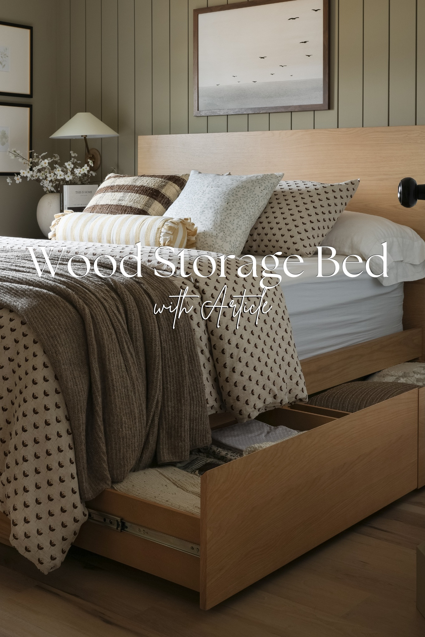 Wooden storage bed,
Bed with drawers, storage bed, bedroom furniture



#LTKHome