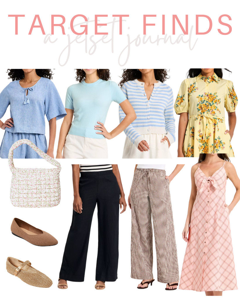 I’ll just go ahead and share these great Target finds with you. I really noticed this peasant top and easy pull-on pants. Adding those to my cart RIGHT NOW with these Claire Knit Washable Flats from A New Day.


#LTKSeasonal #LTKSaleAlert #LTKTravel 

 