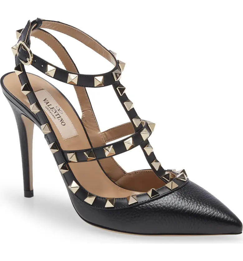 Valentino Garavani Rockstud Ankle Strap Pump | Nordstrom | Nordstrom