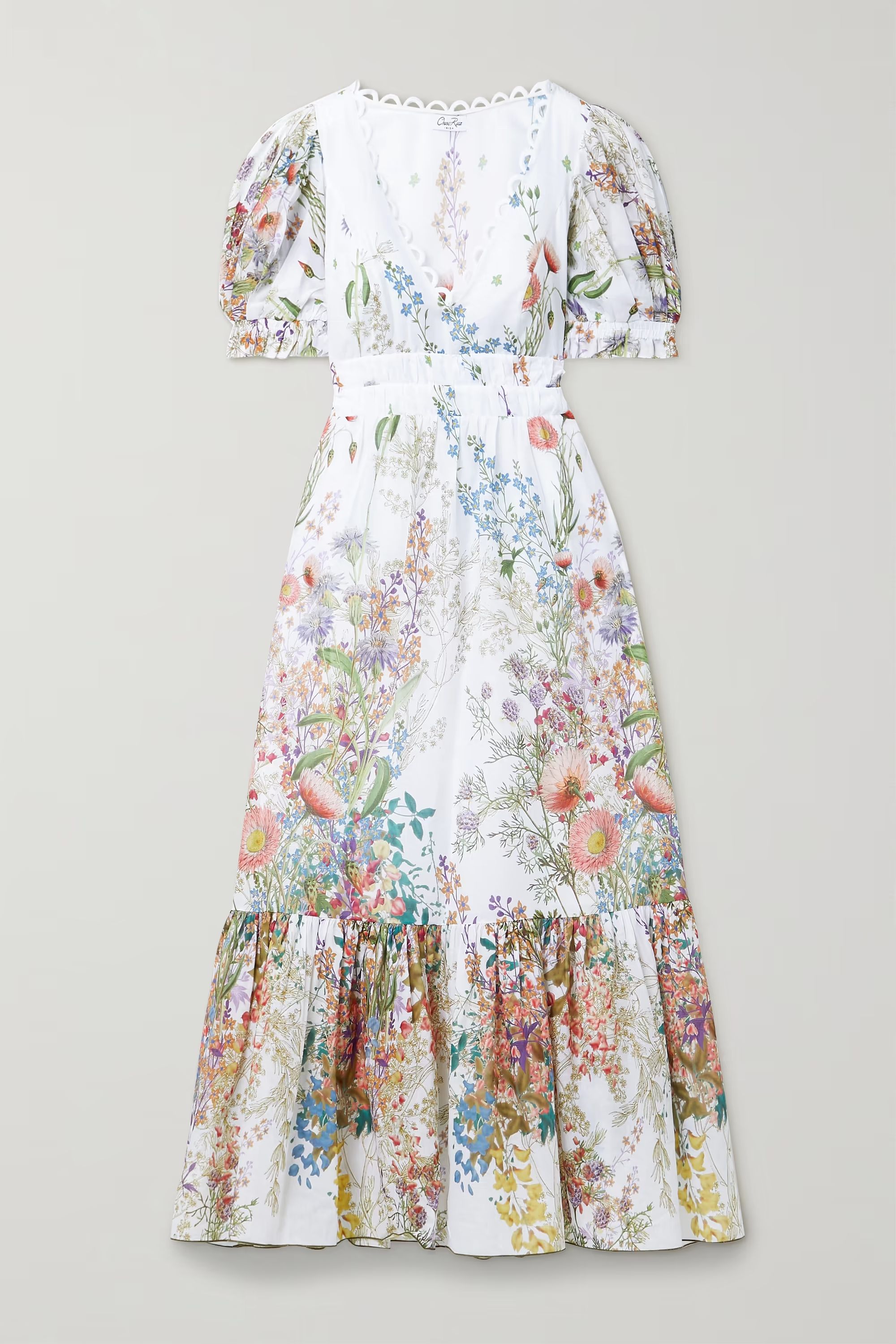 Liberty floral-print cotton-poplin midi dress | NET-A-PORTER (US)