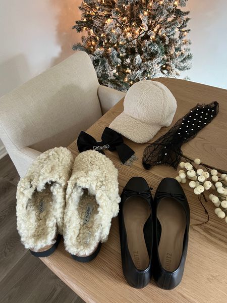 Accessories + shoes for her! Trending gift ideas and stocking stuffers 
- Sherpa baseball hat
- Rhinestone socks 
- Holiday bow for hair 
- Ballet flats 
- Shearling birkenstocks 

#LTKGiftGuide #LTKshoecrush #LTKHoliday
