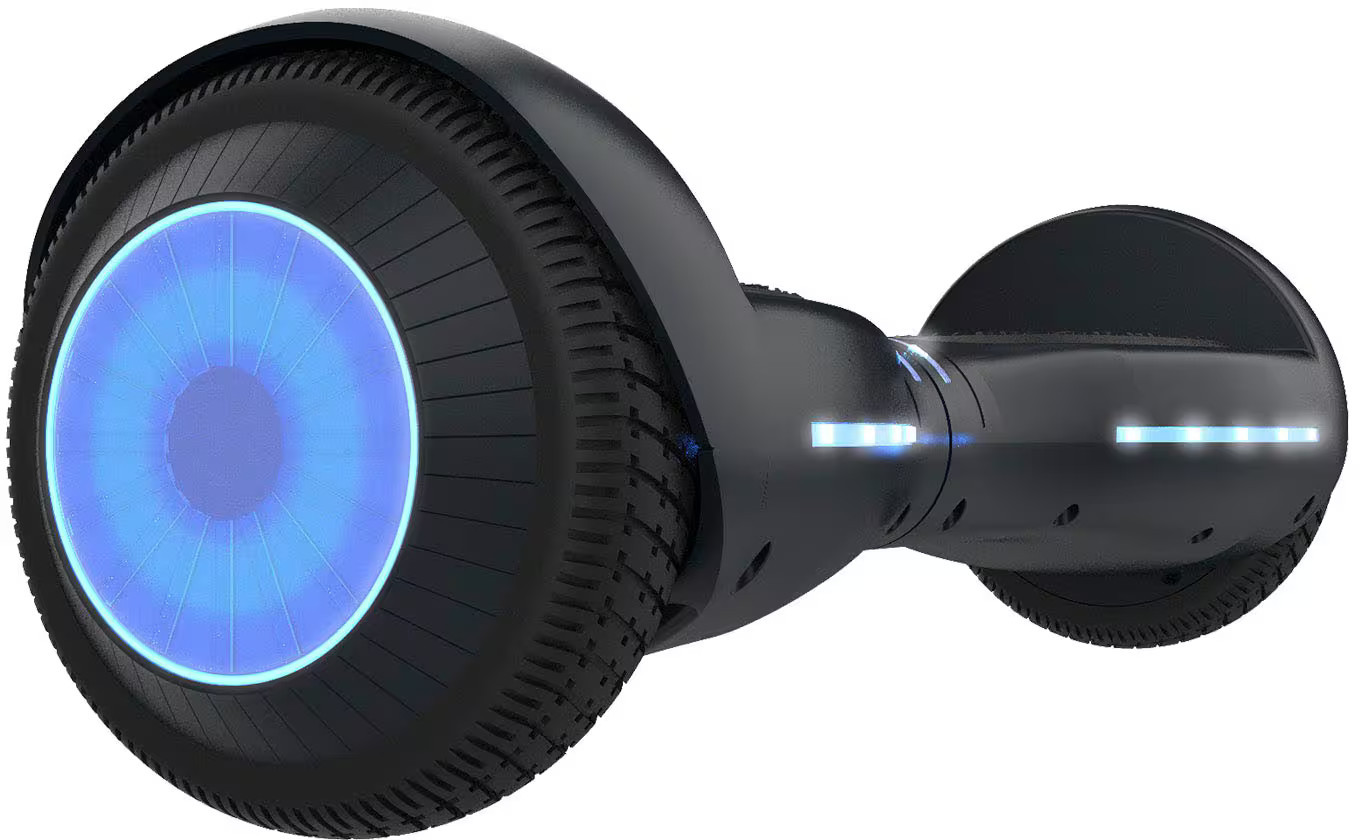 GoTrax - CJ9 Hoverboard w/3.1 mi Max Rang & 6.2mph Max Speed - Black | Best Buy U.S.