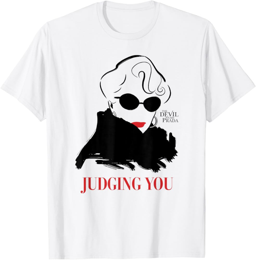 The Devil Wears Prada Judging You Miranda Priestly Pop Art T-Shirt | Amazon (US)