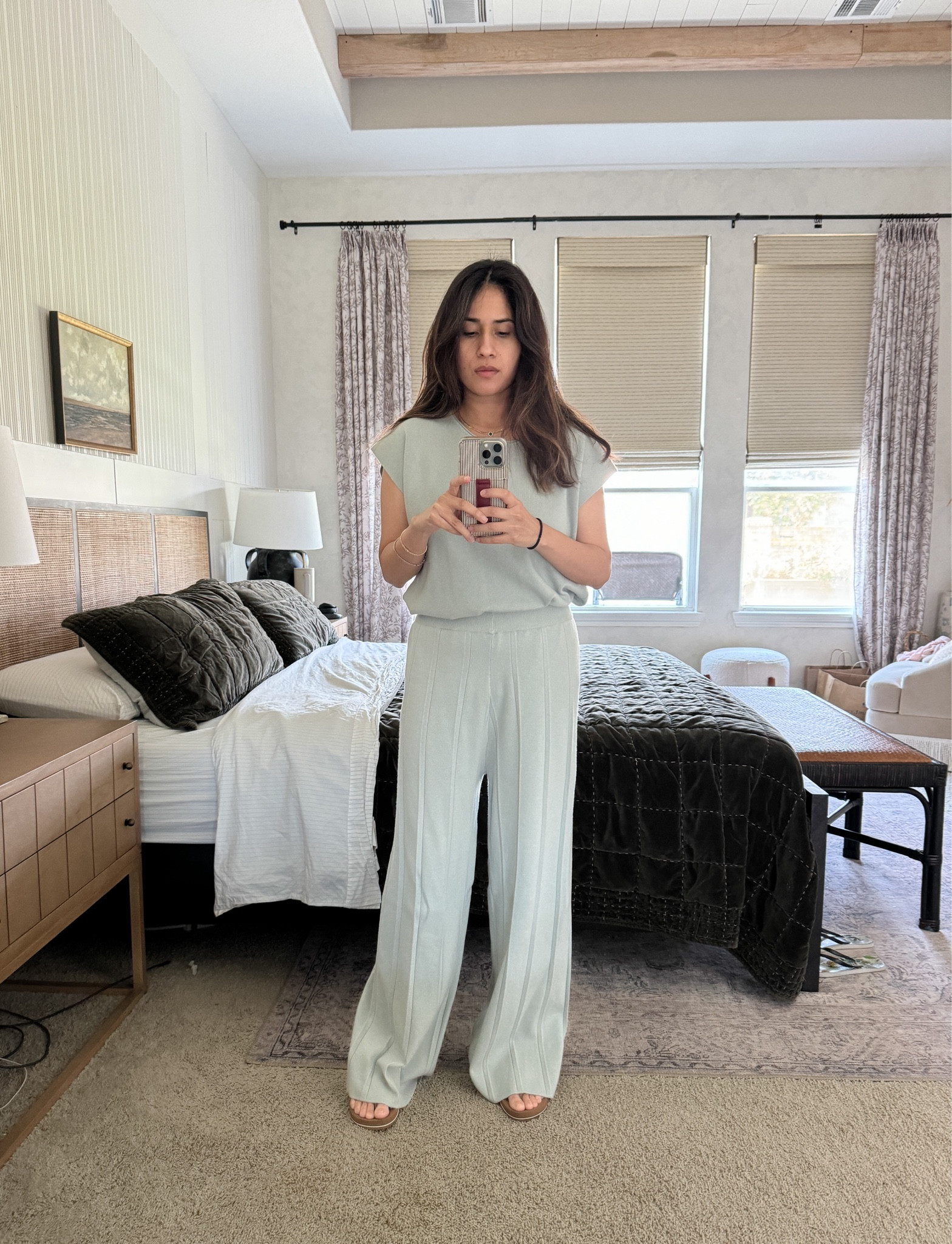 Comfy matching set comes in different colors. This is grey green and I’m wearing a small. 5’1” height 110lbs. I roll the waist band up 

#LTKStyleTip #LTKFindsUnder50 #LTKTravel