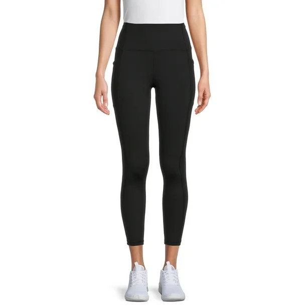 Avia Women's 25" Length High Rise Crop Legging with Side Pockets | Walmart (US)