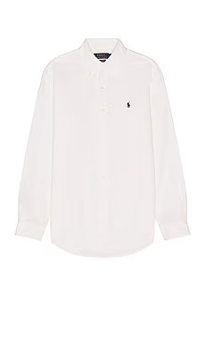 Polo Ralph Lauren Garment Dyed Oxford Shirt in White from Revolve.com | Revolve Clothing (Global)