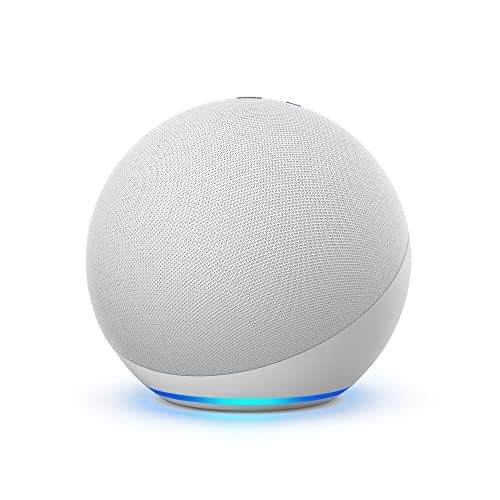 Echo (4th Gen) | With premium sound, smart home hub, and Alexa | Glacier White | Amazon (US)