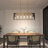 Artika PDT-GSB Gatsby Modern Mid-Century Lighting, Chandelier, Pendant, Black | Amazon (US)