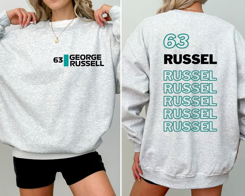 Russell Shirt Driver Racing Championship F1 Gift Formula Racing Inspired Tshirt, Mercedes George ... | Etsy (US)