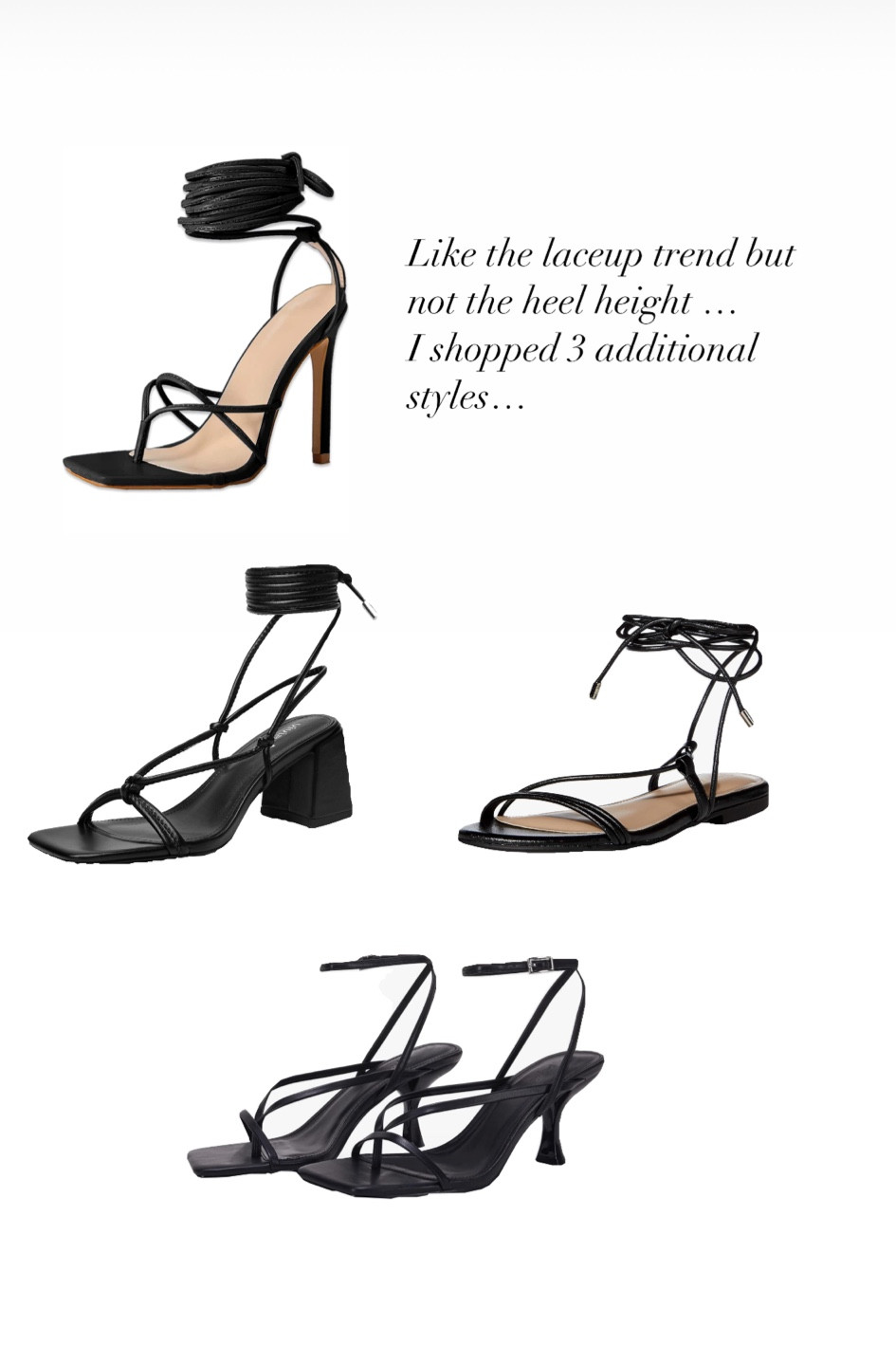 Summer Sandal 
Summer Lace up Sandal 
Summer Shoe Crush 
Summer Heels 

#LTKShoeCrush #LTKSummerSales #LTKSeasonal