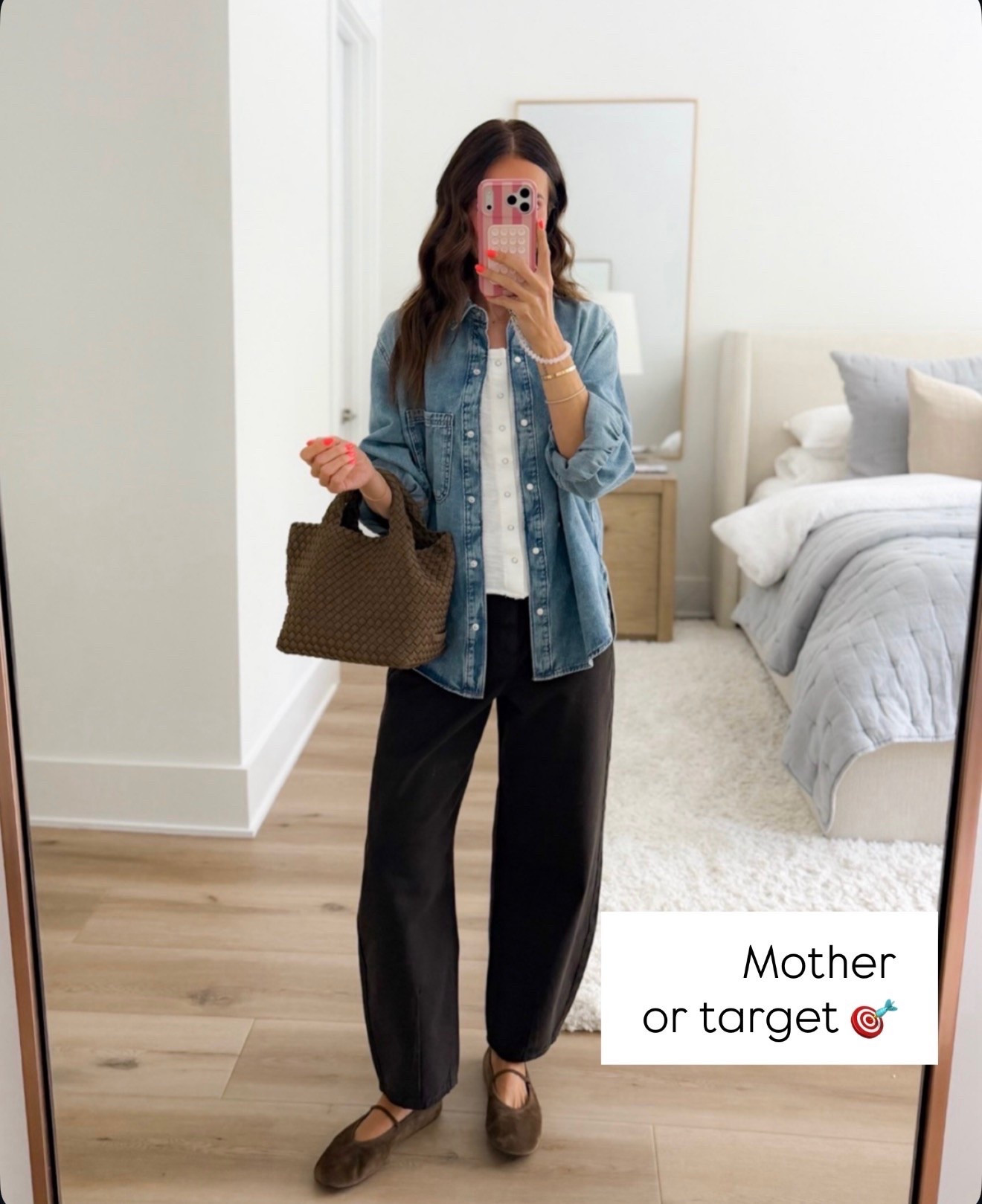 I'm wearing size XS in top, size 2 in jeans and size S in denim shirt.

#LTKOver40 #LTKootd