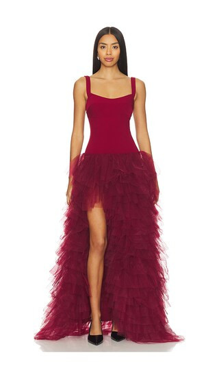 Lovers and Friends Bowie Gown in Wine. - size M | Revolve Clothing (Global)