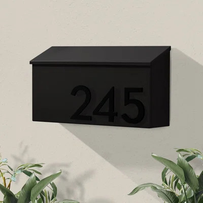 The OG Wall Mounted Steel Mailbox | Wayfair North America