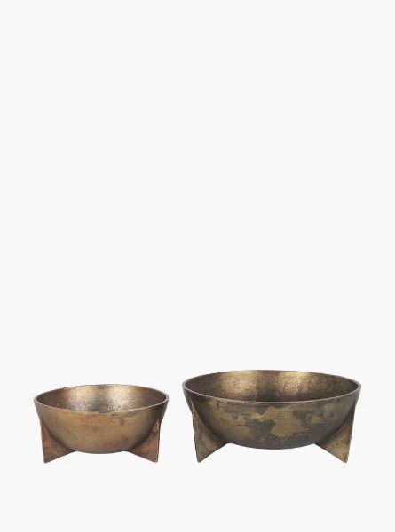 Gold Metal Decorative Bowls | The Style Edit Collective