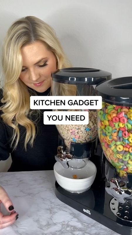Kitchen gadget you need - cereal dispenser

Kortney and Karlee | #kortneyandkarlee

#LTKunder50 #LTKFind #LTKhome