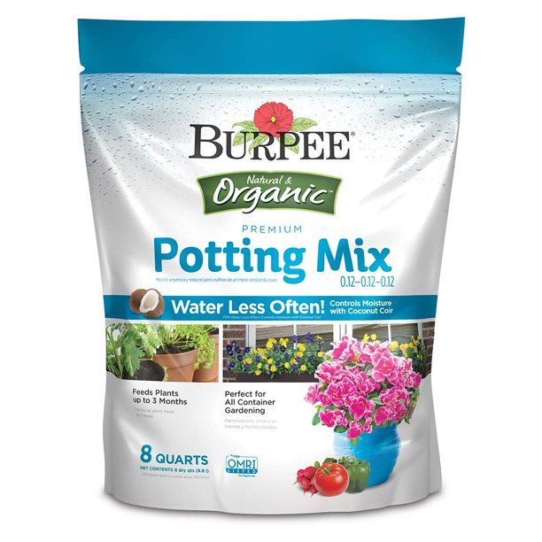 Burpee Organic Premium Potting Mix, 8 Quart | Walmart (US)