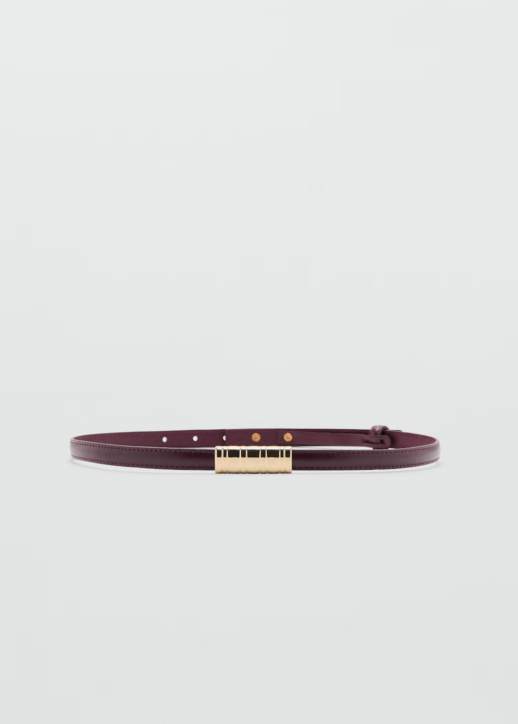 Thin belt with metal detail | Mango (US/MX/AU)