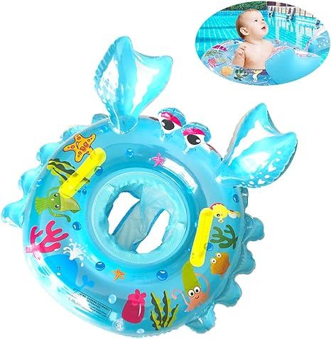 Ruutcasy Baby Swimming Float Ring,Inflatable Swimming Ring Children Waist Float Ring Inflatable F... | Amazon (US)