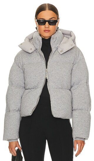 Mackage Tessy Puffer in Grey. - size XS | Revolve Clothing (Global)