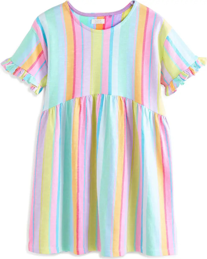 Kids' Rainbow Stripe Dress | Nordstrom