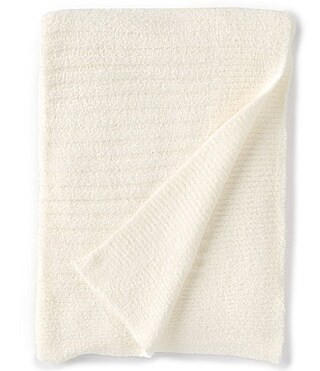 Barefoot Dreams Kids CozyChic Lite� Ribbed Blanket - Pearl | Dillard's