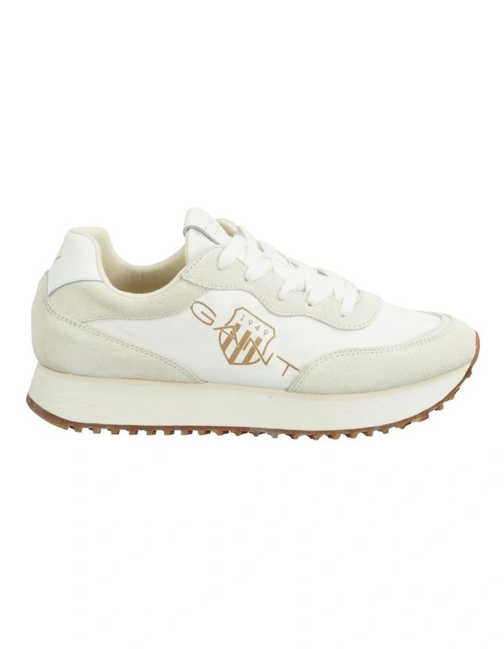 Bevinda Leather Sneaker in White | Myer