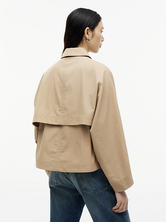 Water Repellent Short Jacket | Brown | Tommy Hilfiger | Tommy Hilfiger UK