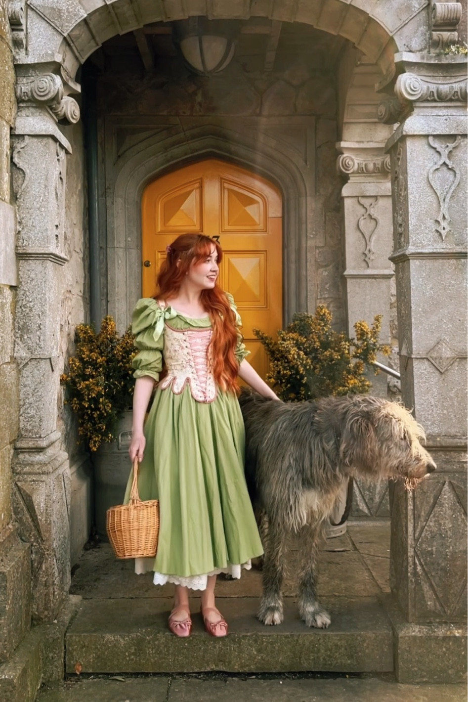 green emerald velvet dress AP main image 0