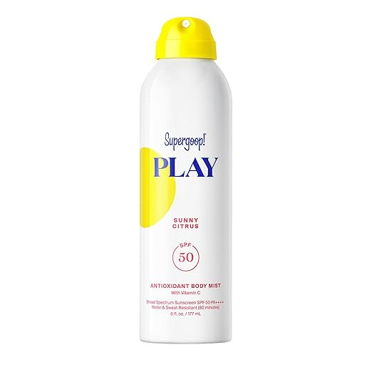 Amazon.com: Supergoop! PLAY Antioxidant Body Mist w/Vitamin C - 6 fl oz - SPF 50 PA++++ Broad Spe... | Amazon (US)