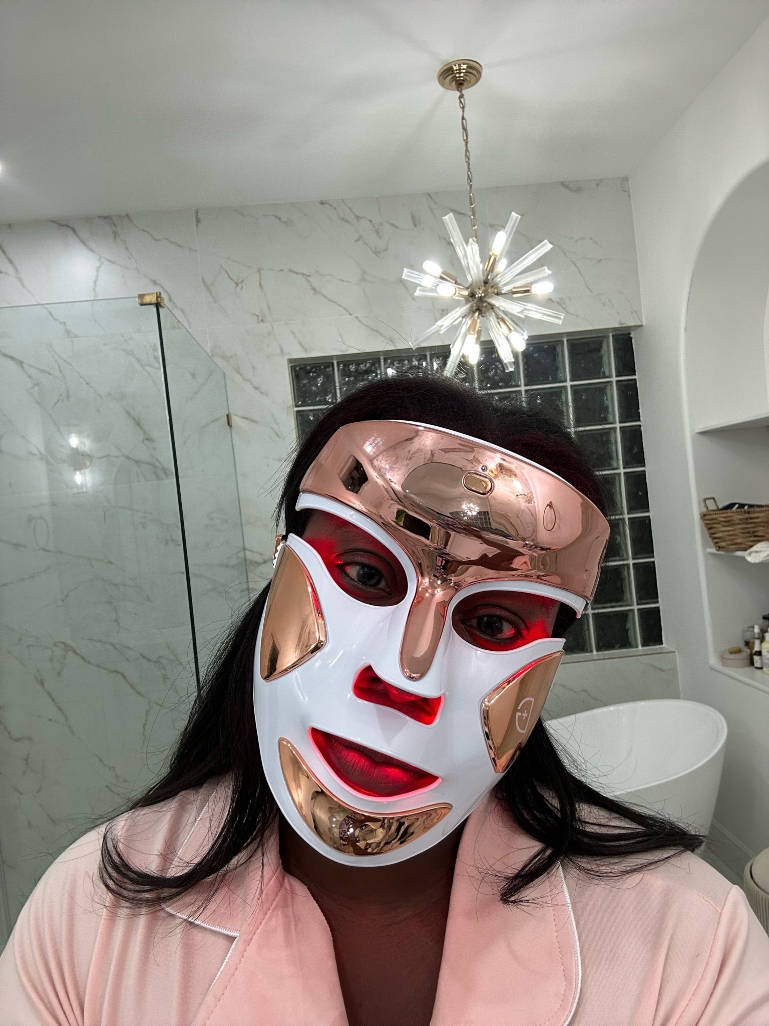 Getting summer ready!! #redlightmask

#LTKdayinmylife #LTKBeauty #LTKselfcare