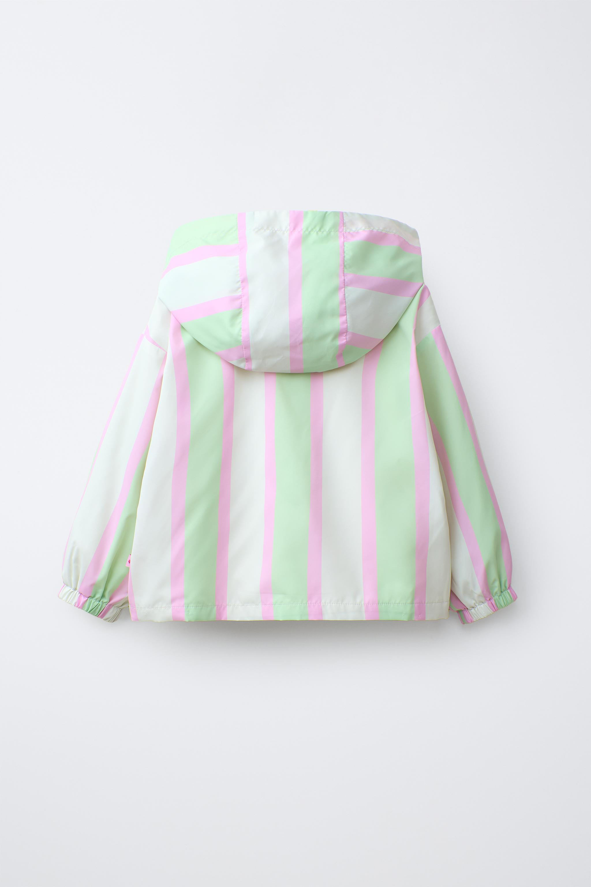 LIGHTWEIGHT STRIPED WATER REPELLENT RAINCOAT | Zara US