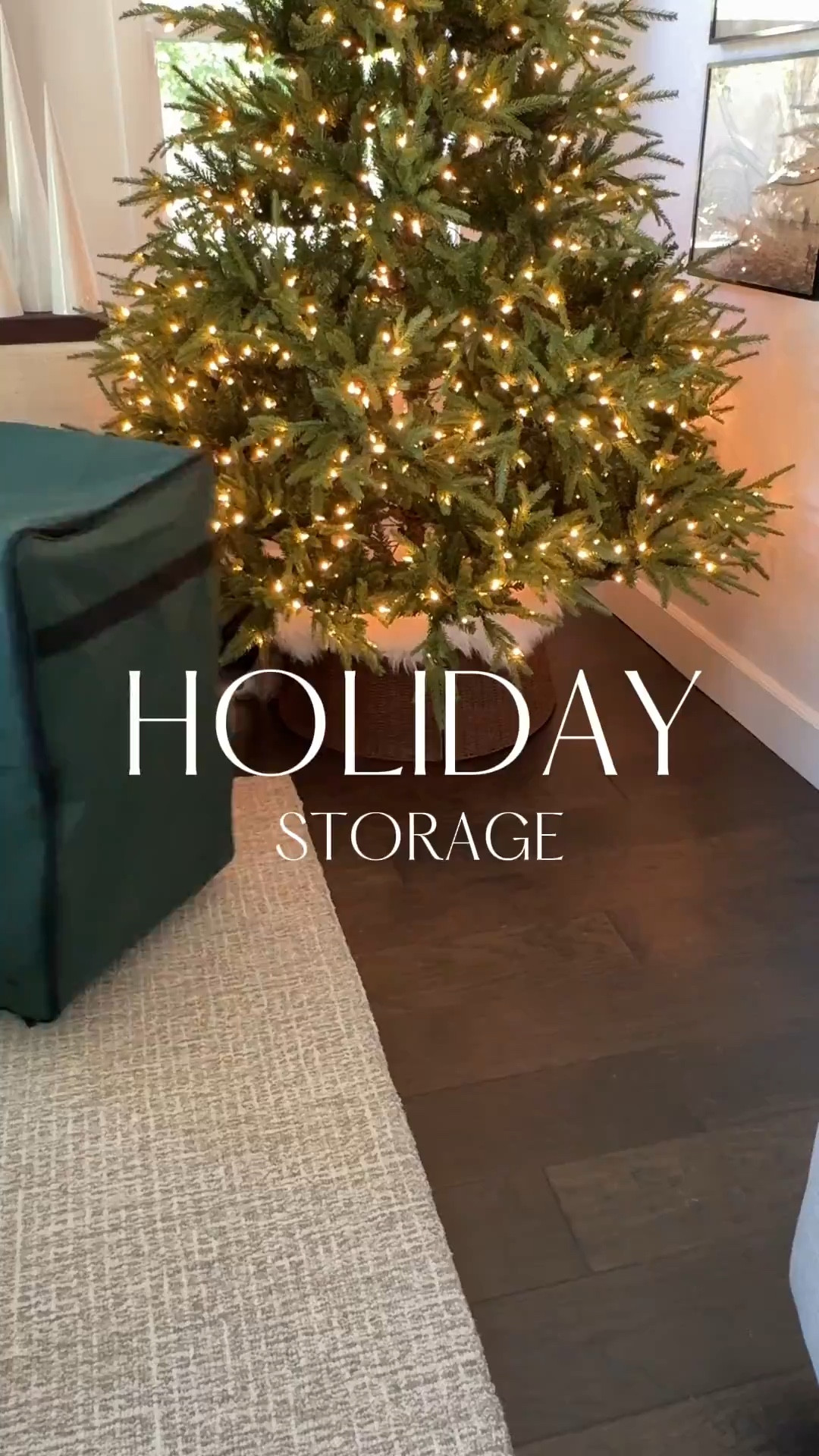 In stock and the lowest price I’ve seen! This viral ornament storage box makes decorating and undercoating your tree easier. Save time from having to unwrap each individual ornament and rewrap at the end. The handle telescopes to a height much easy for your back and the shelves can be easily moved from one spot to another or taken into a different room. You can adjust the space thin each shelf for different size ornaments.
Zips up and wheels away for easy storage 
Spanx code LLBXSPANX to save!!!sz med in top and small in leggings 



#LTKHome #LTKWatchNow #LTKHoliday
