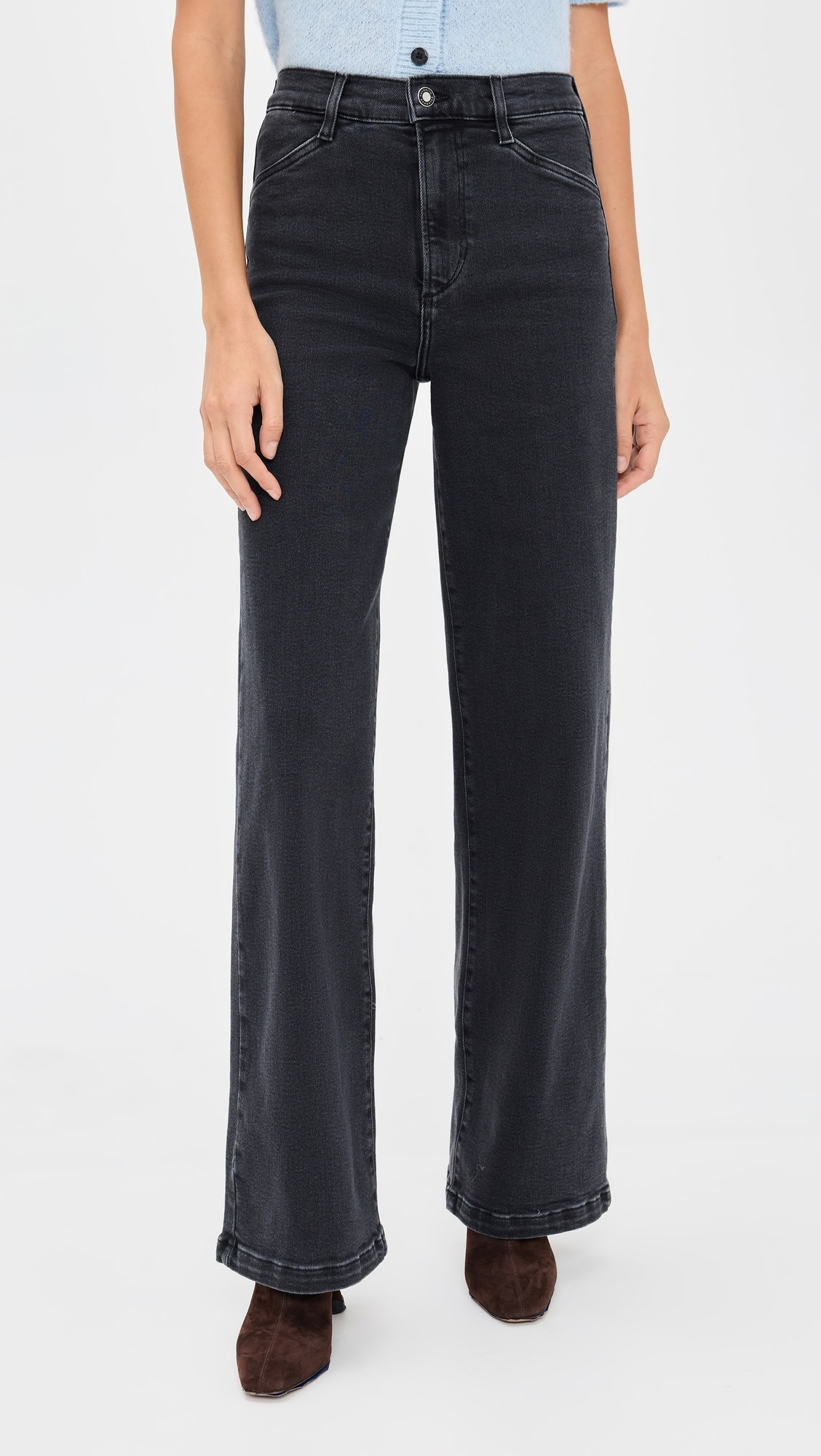 The Mischa Super High Rise Wide Leg Jeans | Shopbop