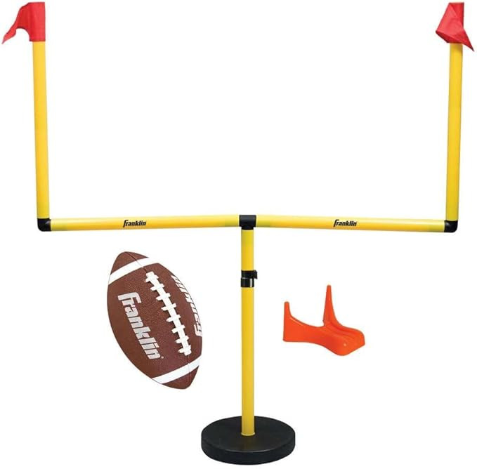 Franklin Sports Youth Football Goal-Post Set — Kids’ Football Goal Post with Mini Football ... | Amazon (US)