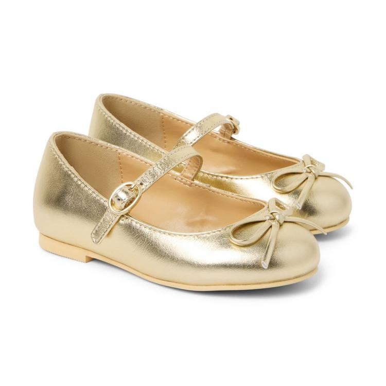 Metallic Bow Flat | Janie and Jack