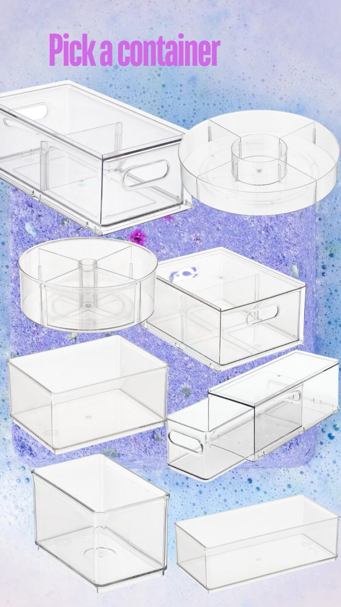 Kid’s bath bar step 1
Pick containers for under your kids sink 💙